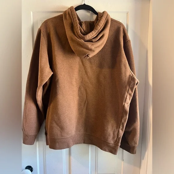 Patagonia Brown Striped Pullover Hoodie with Hood - Picture 4 of 6